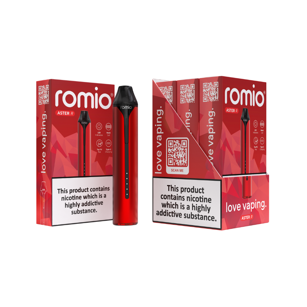 Romio Aster-R Refillable Pod Kit - Pack of 3
